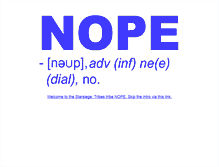 Tablet Screenshot of nope.org
